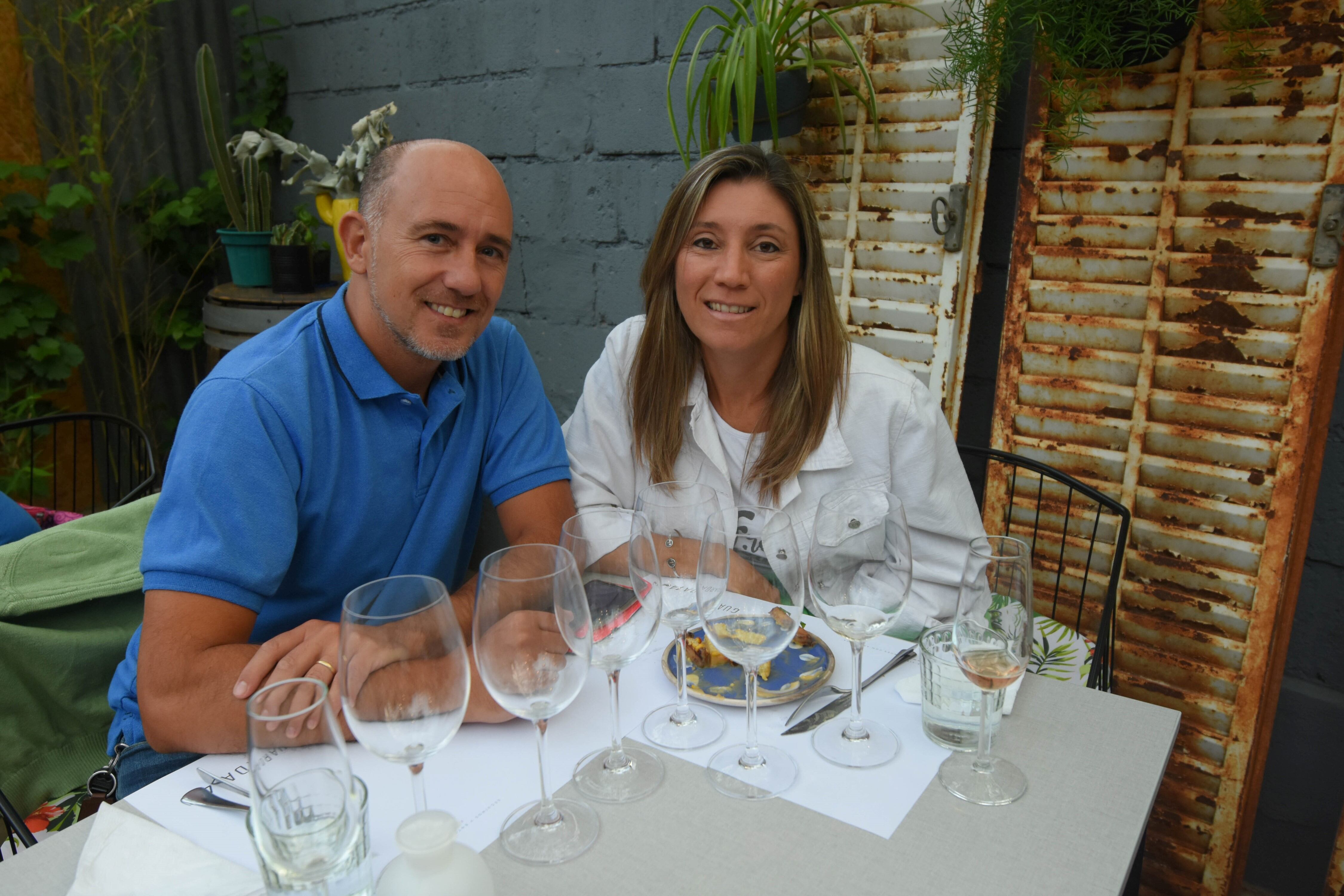 Mariela Scarpetta y Raúl Borselli. - José Gutiérrez / Los Andes