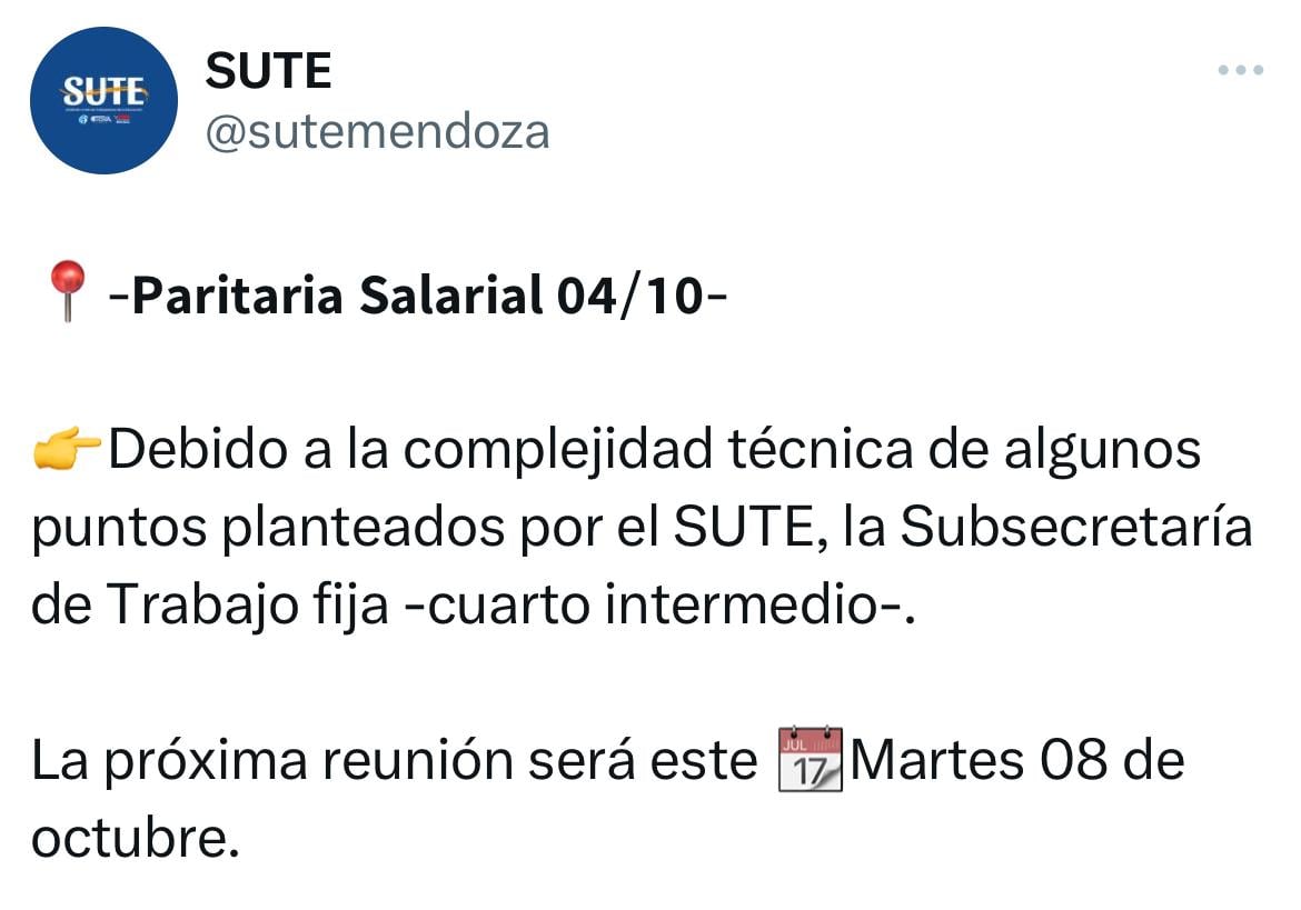 No hubo definiciones sobre la propuesta salarial del Gobierno al Sute.