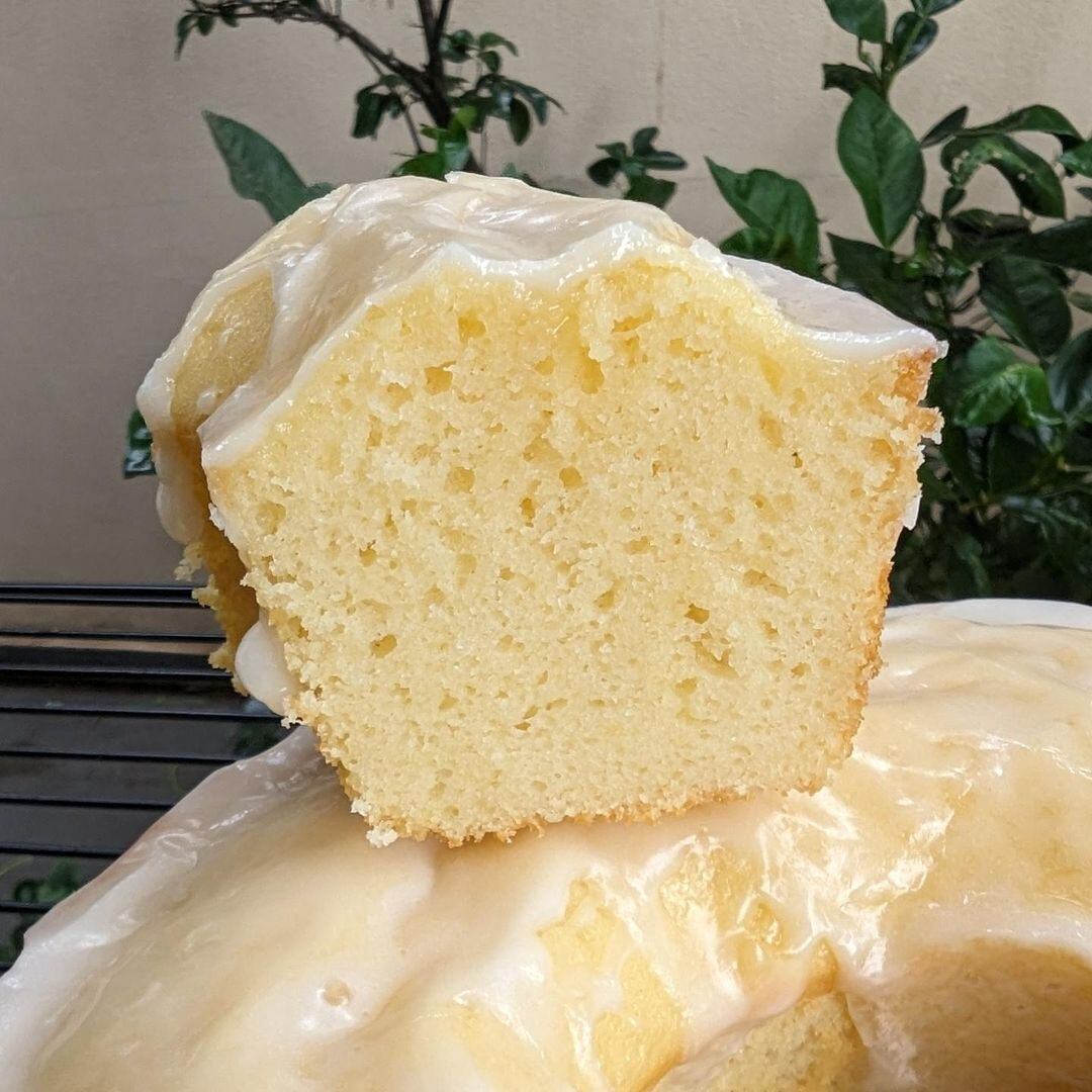 Budín de limón con leche condensada.