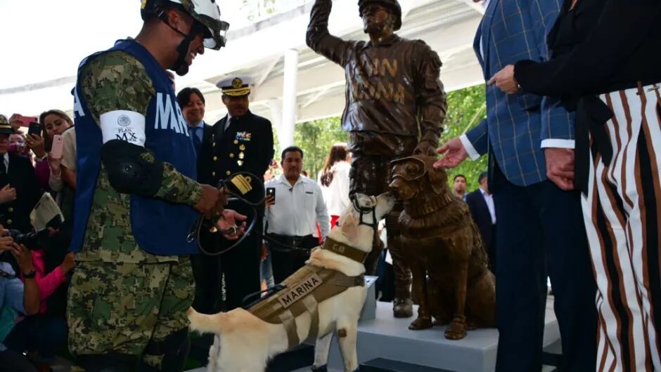 Estatua en homenaje a Frida en Puebla, México. Foto: Gentileza