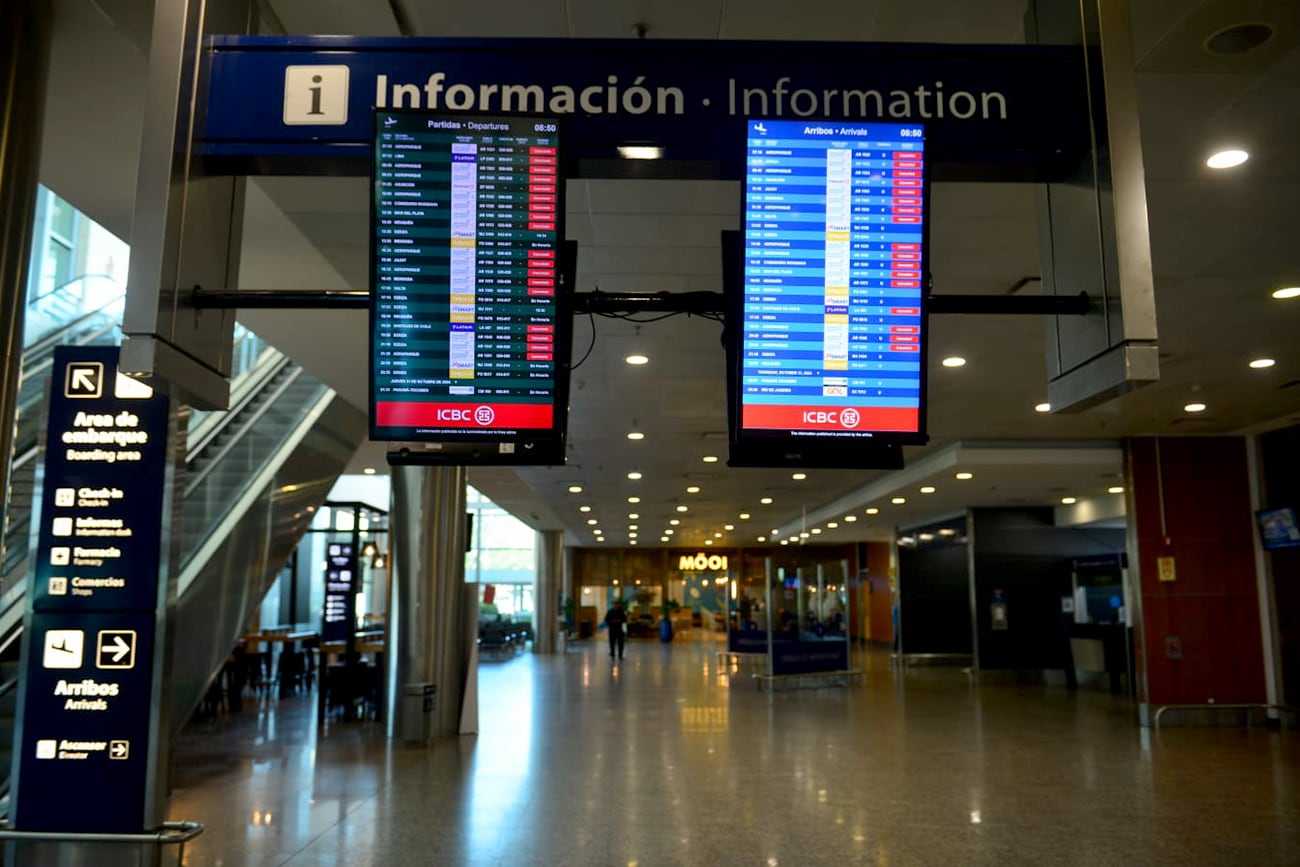 Aeropuerto Ambrosio Taravella. (Nicolás Bravo / La Voz)