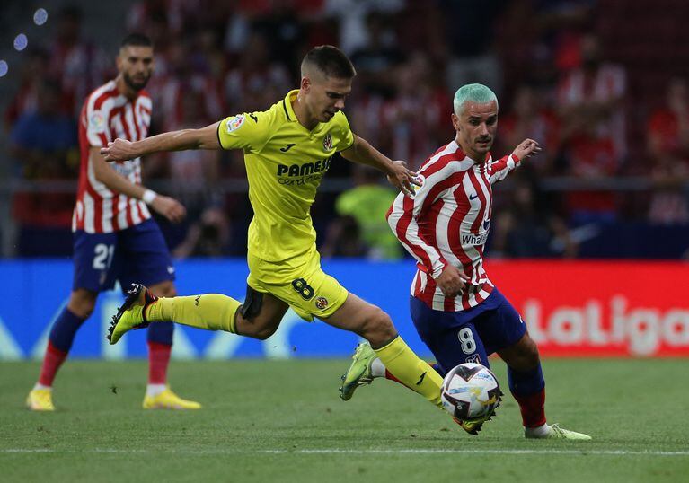 El lateral derecho, Juan Foyth, durante el partido.