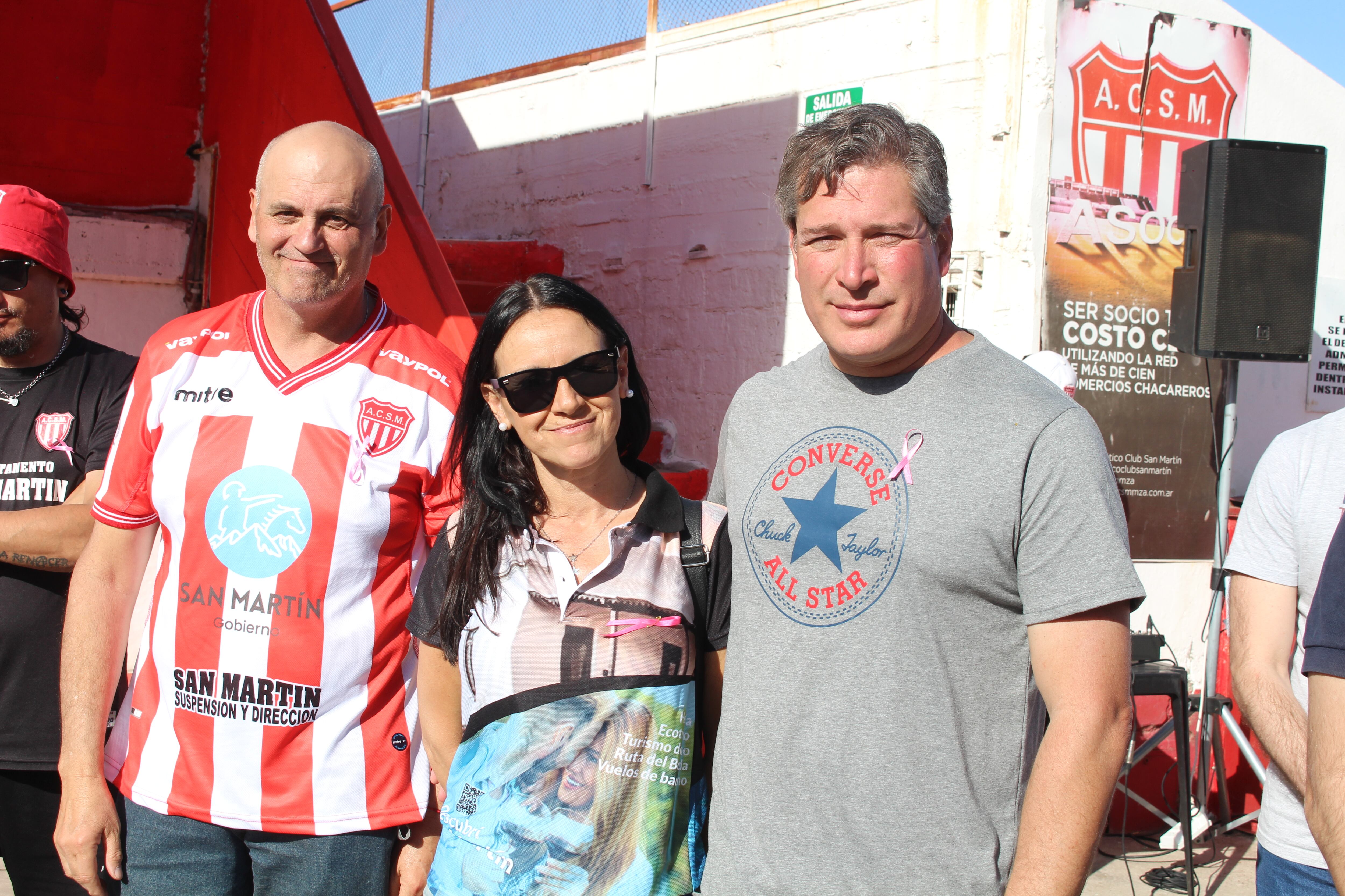 Sergio López, Laura Uano y Mauricio Castillo.