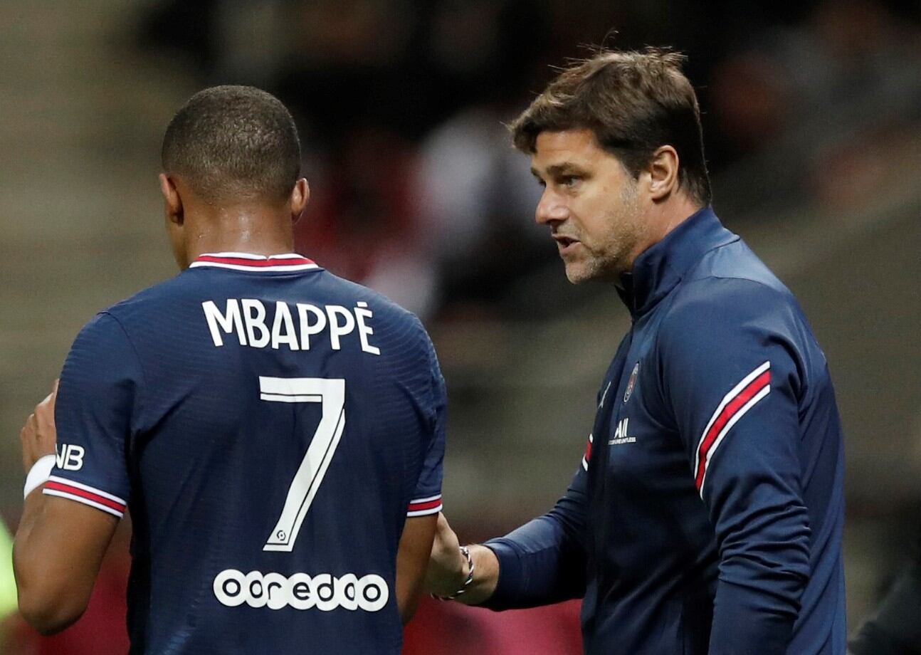 Mauricio Pochettino bromeó con Mbppé, Messi y Neymar. / Gentileza. 