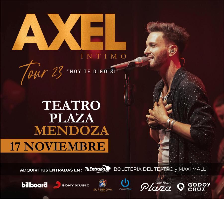 El cantante se presentará en el teatro Plaza.