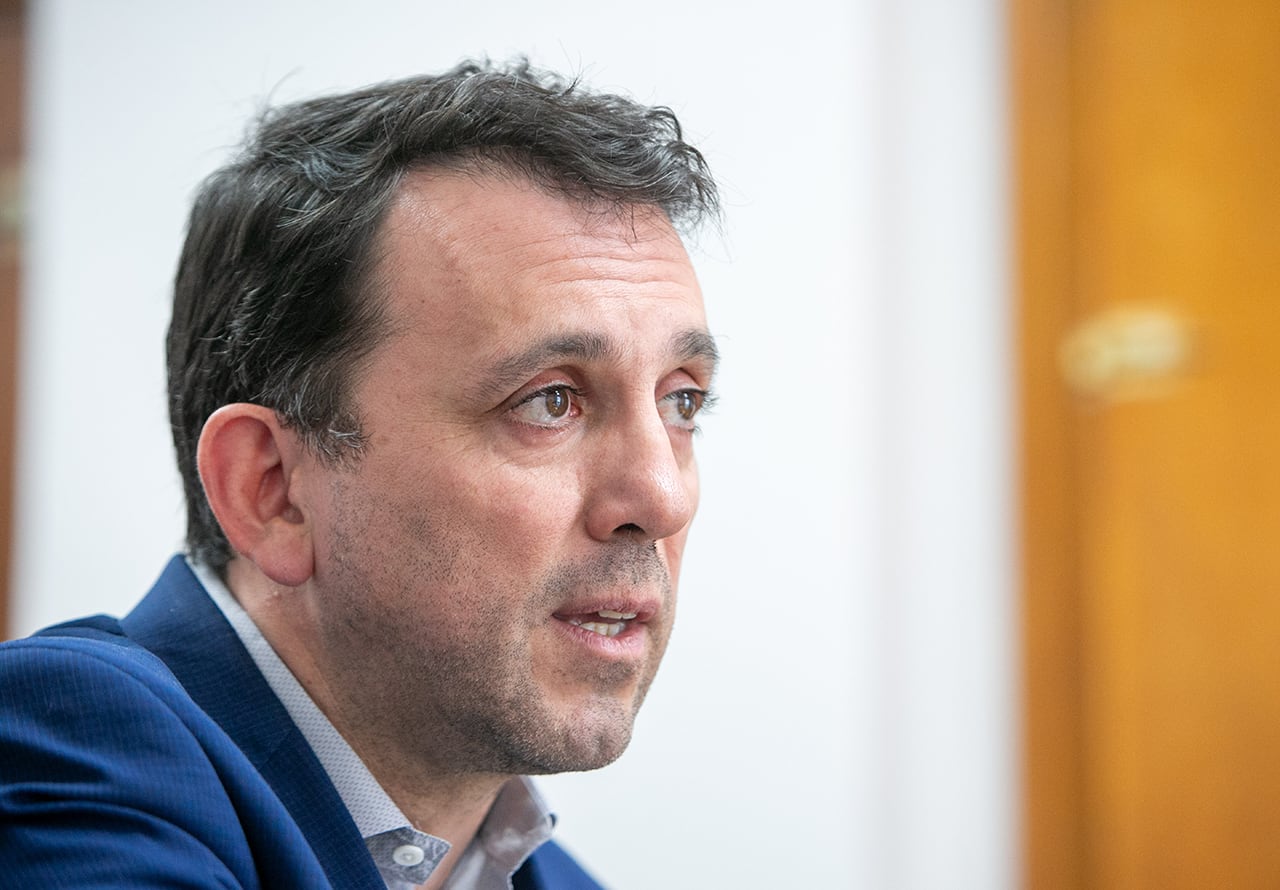 Tadeo García Zalazar. Ministro de Educación, Cultura, Infancias y Dirección General de Escuelas de la Provincia de Mendoza. Foto: Los Andes