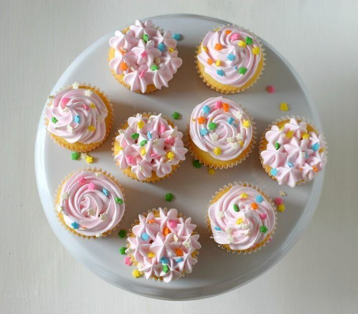 Paso a paso para los cupcakes de vainilla