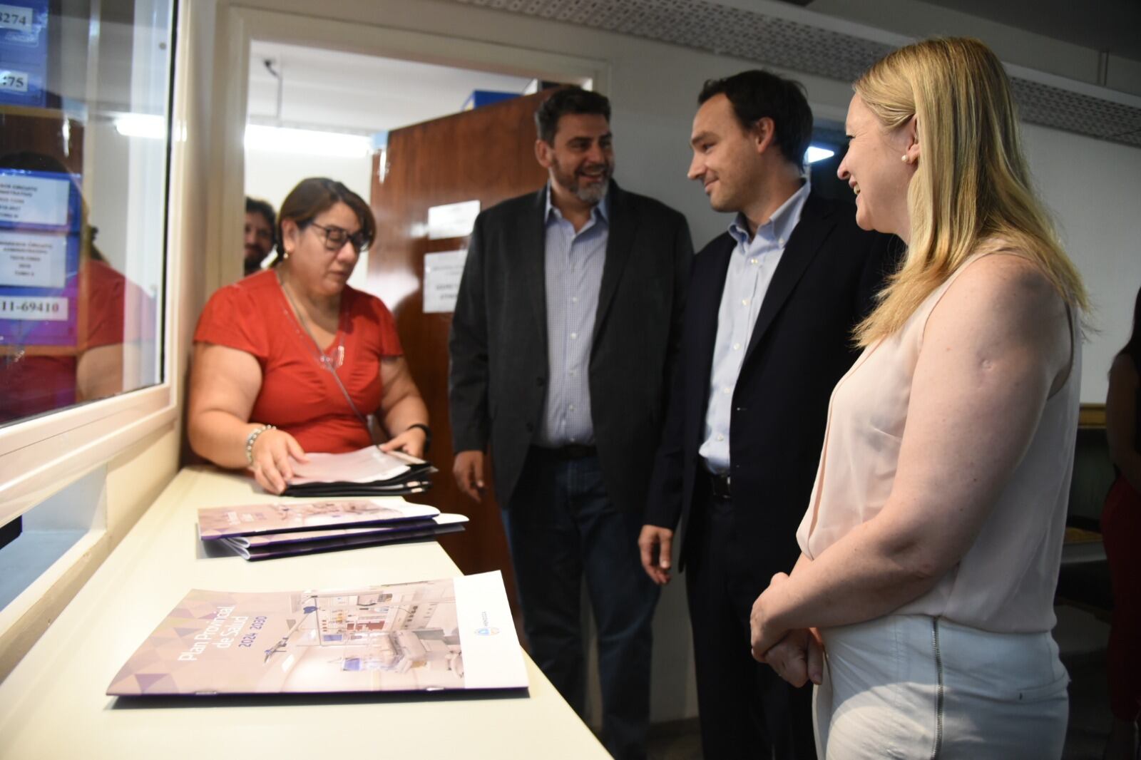 Martin Kerchner, Rodolfo Montero y Hebe Casado.