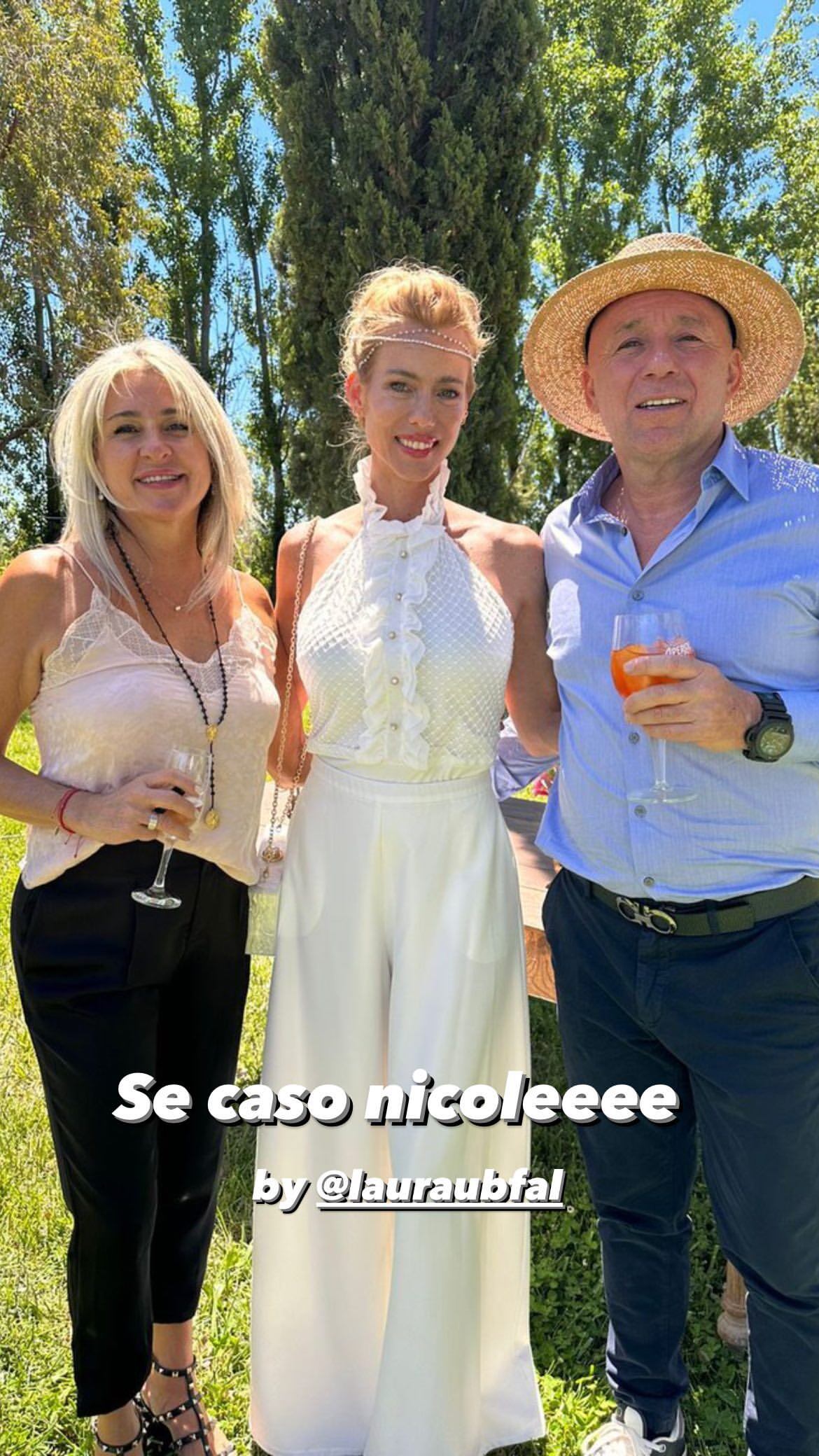 Nicole Neumann y Manu Urcera se casaron.