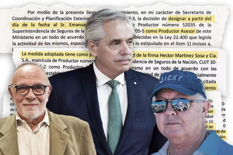 Los intermediarios de los seguros durante el gobierno de Alberto Fernández. Foto: La Nación