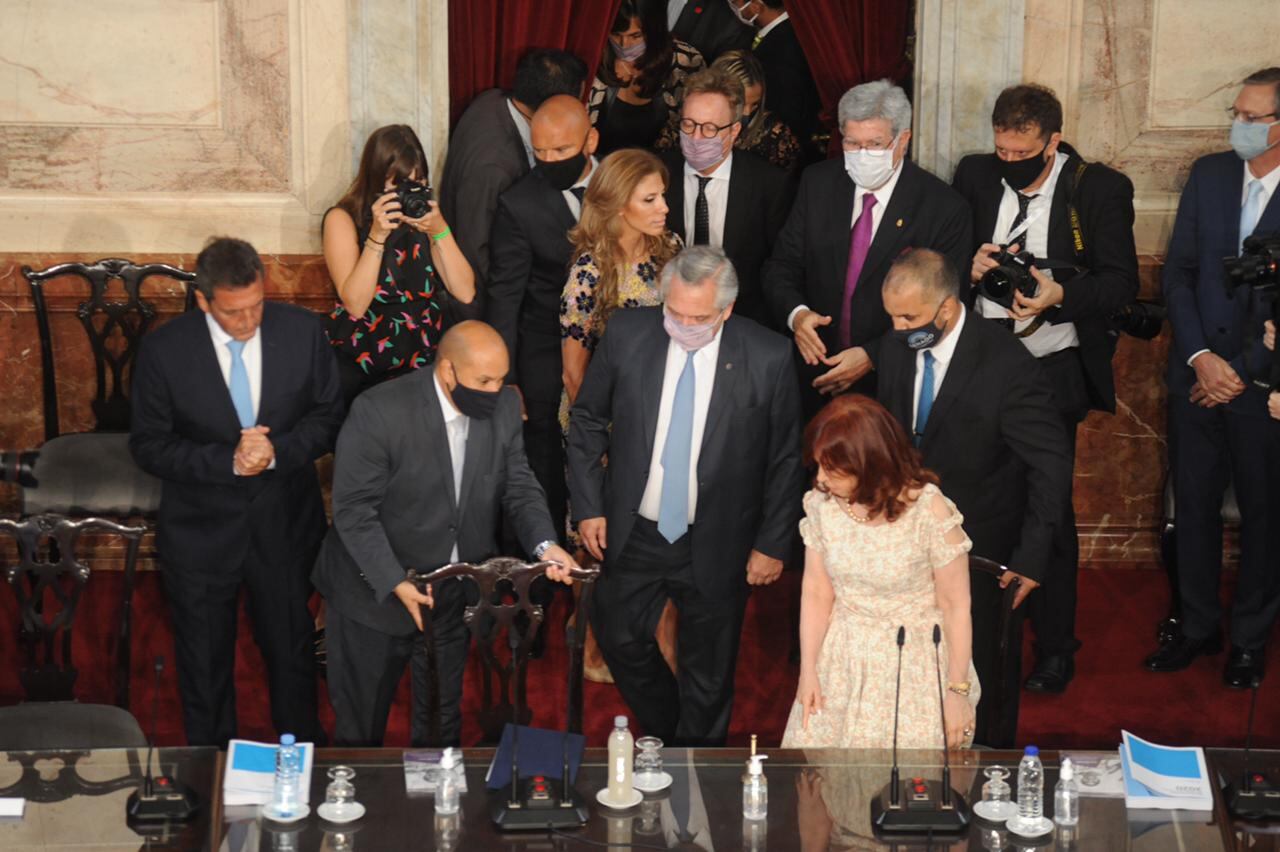 Alberto Fernández ante la Asamblea Legislativa - 