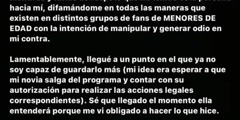 La pelea de Manuel y Aixa volvió a repuntar.