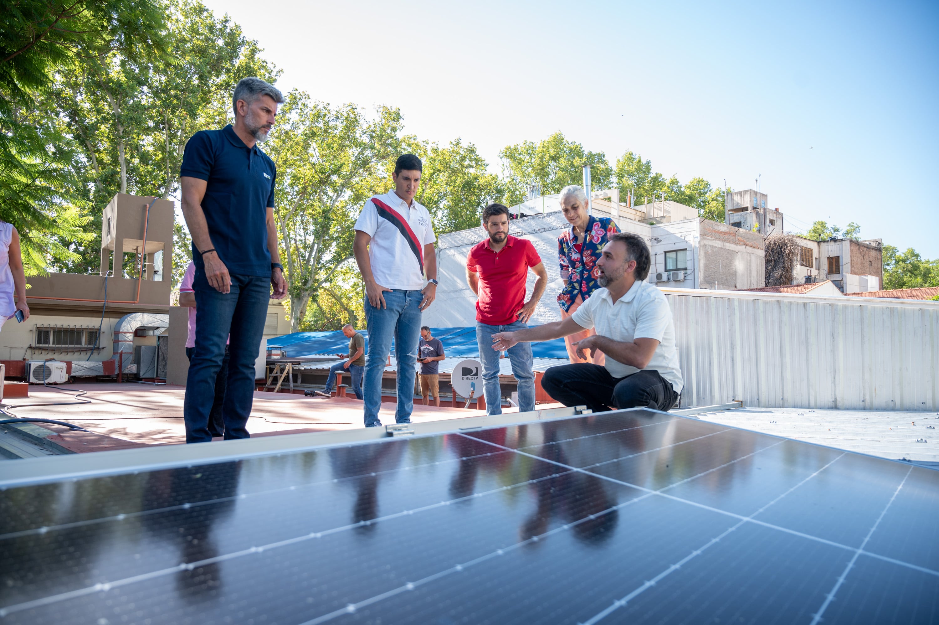 Miguel Arce y Diego Lobotetti, de la empresa Solutec Ingeniería Sustentable, brindaron los detalles técnicos