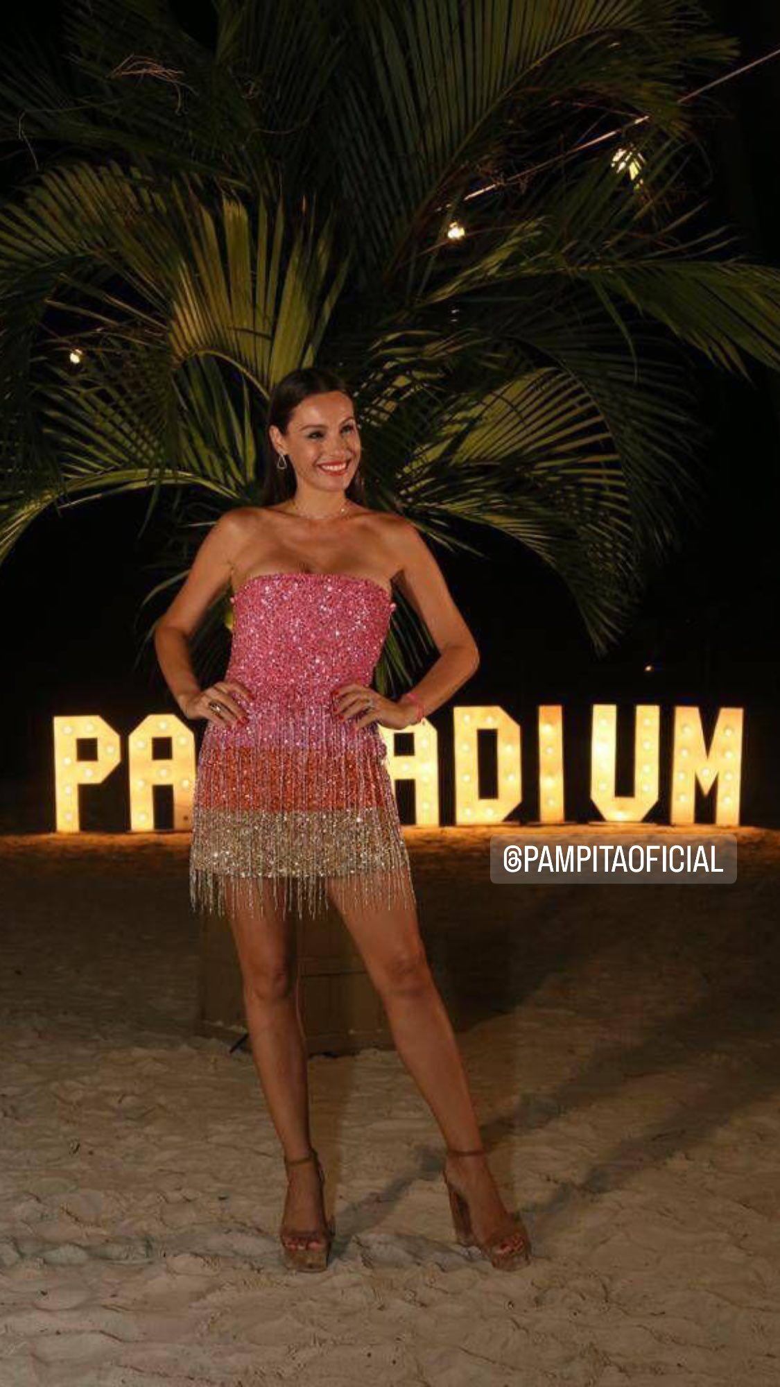 Pampita desde el Hotel Palladium Bahía