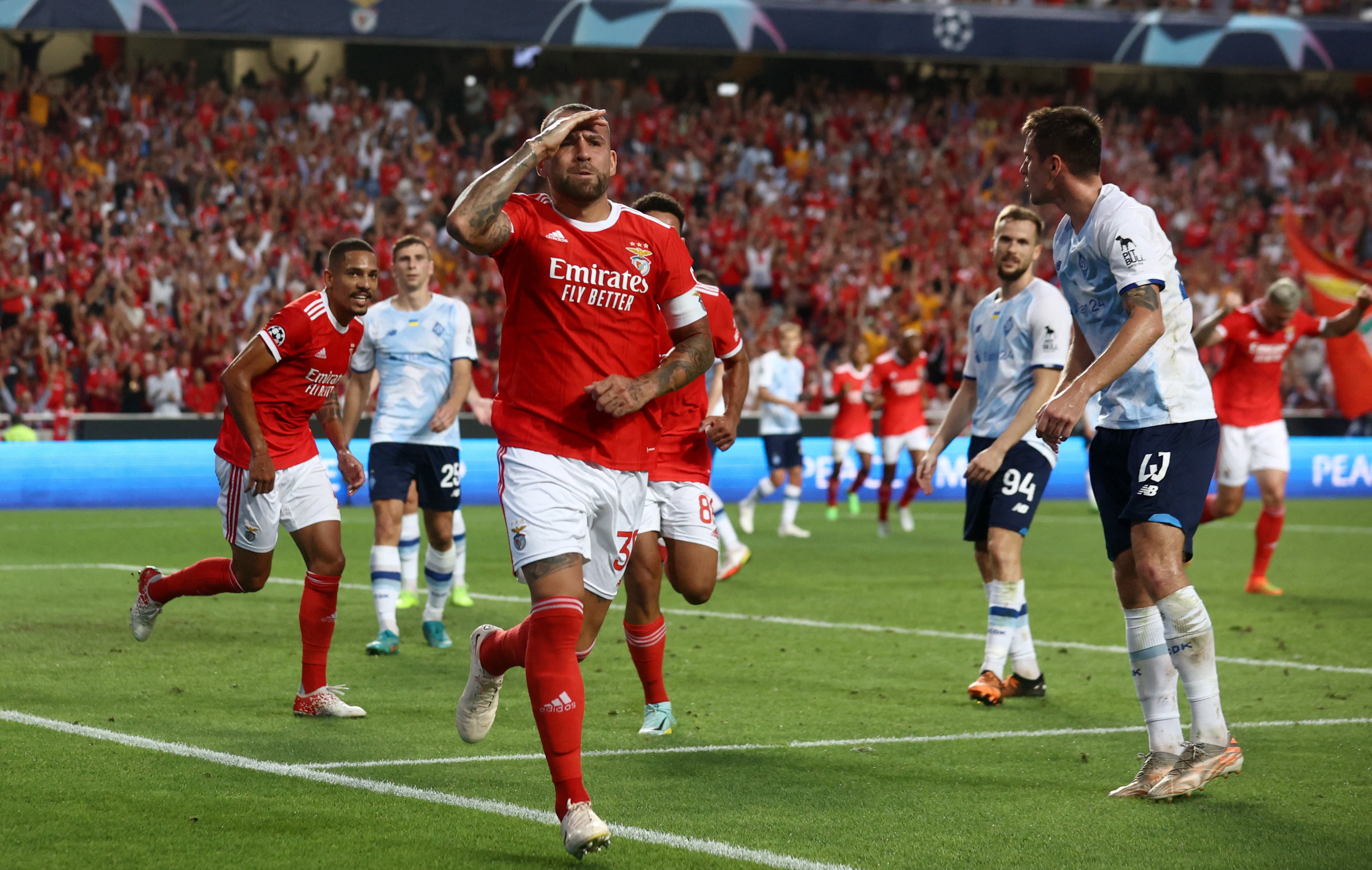 El Benfica de los argentinos está en el certamen de clubes más importante de Europa.