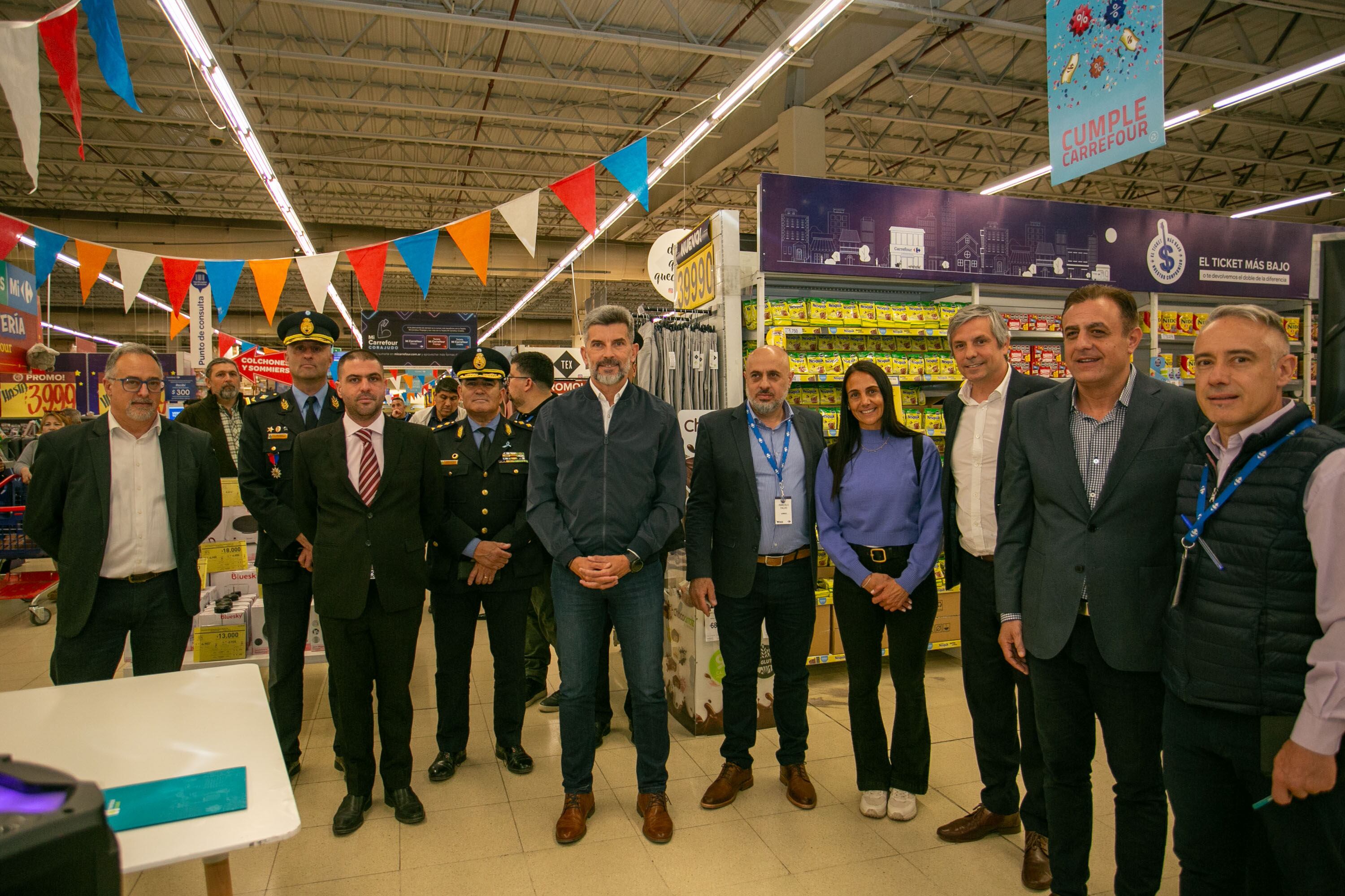 La Ciudad y Carrefour se comprometieron en la prevención del delito