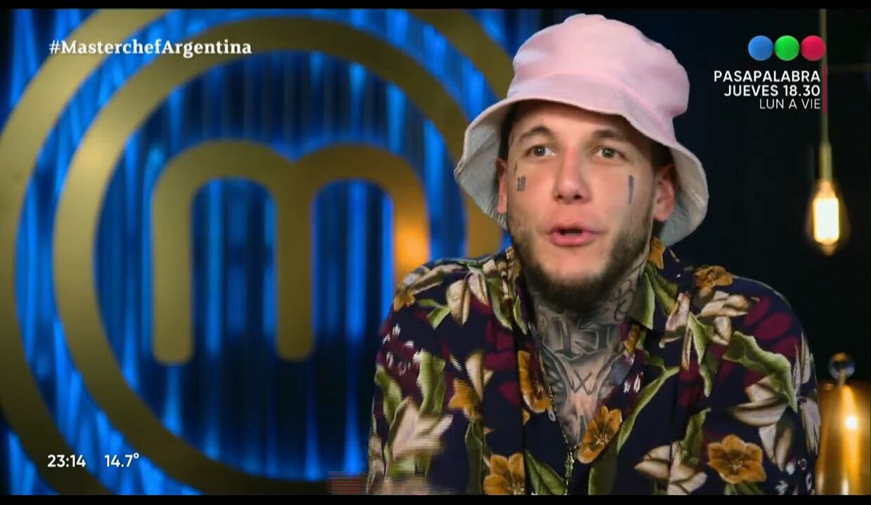 Alex Caniggia furioso con Gastón Dalmau por darle los hongos.