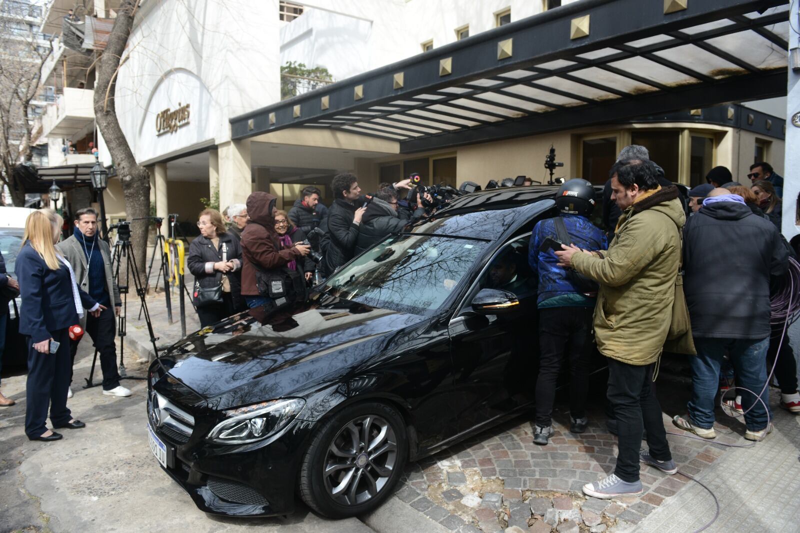 La emotiva despedida a Silvina Luna (Foto: Clarín)