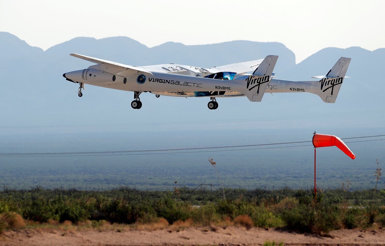 La nave, con Richard Branson a bordo, partió de Nuevo México - 