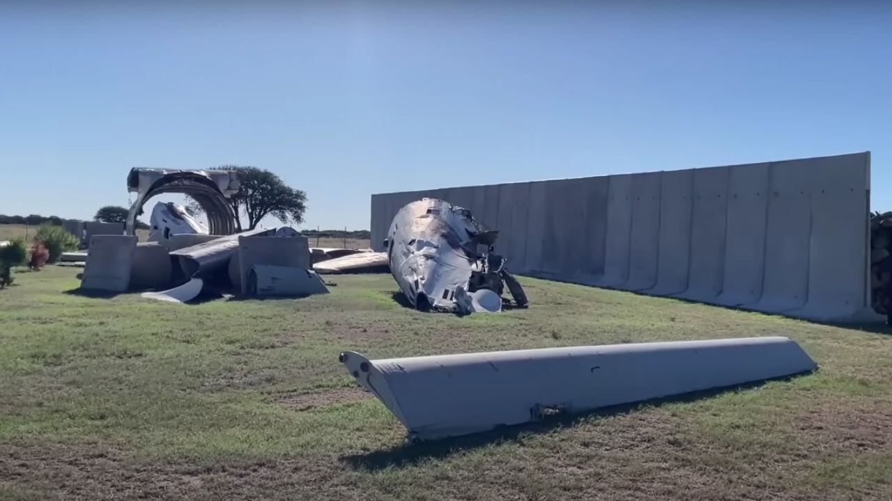 El centro de entrenamiento posee restos de aviones para simular rescates.