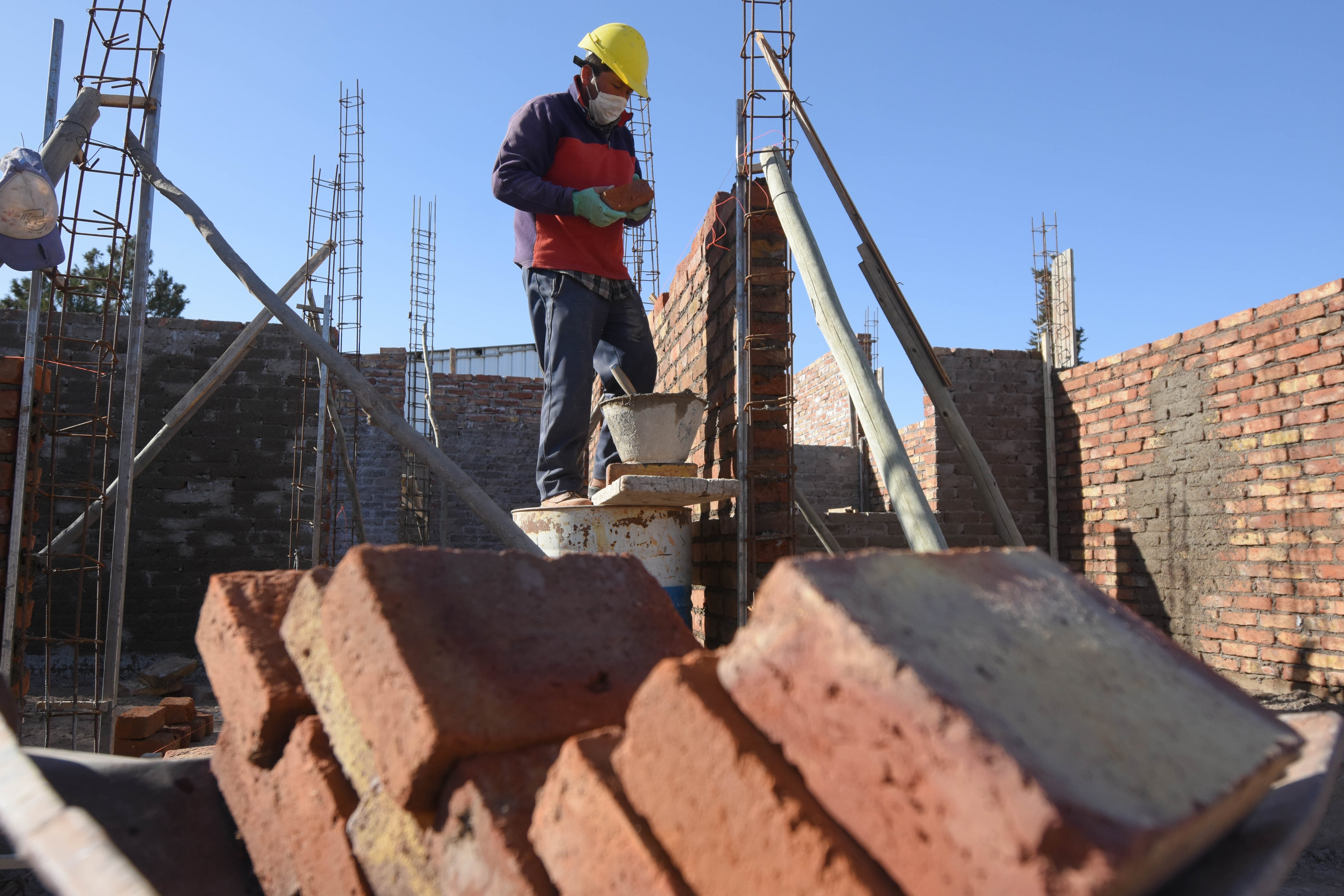 Construir la casa más económica hoy cuesta más de $56 millones.  Foto Archivo / Los Andes


