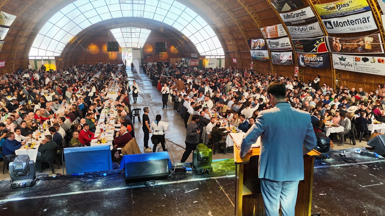 Almuerzo oficial de la 43° edición de la Fiesta Nacional de la Ganadería de Zonas Áridas. Foto: Gentileza