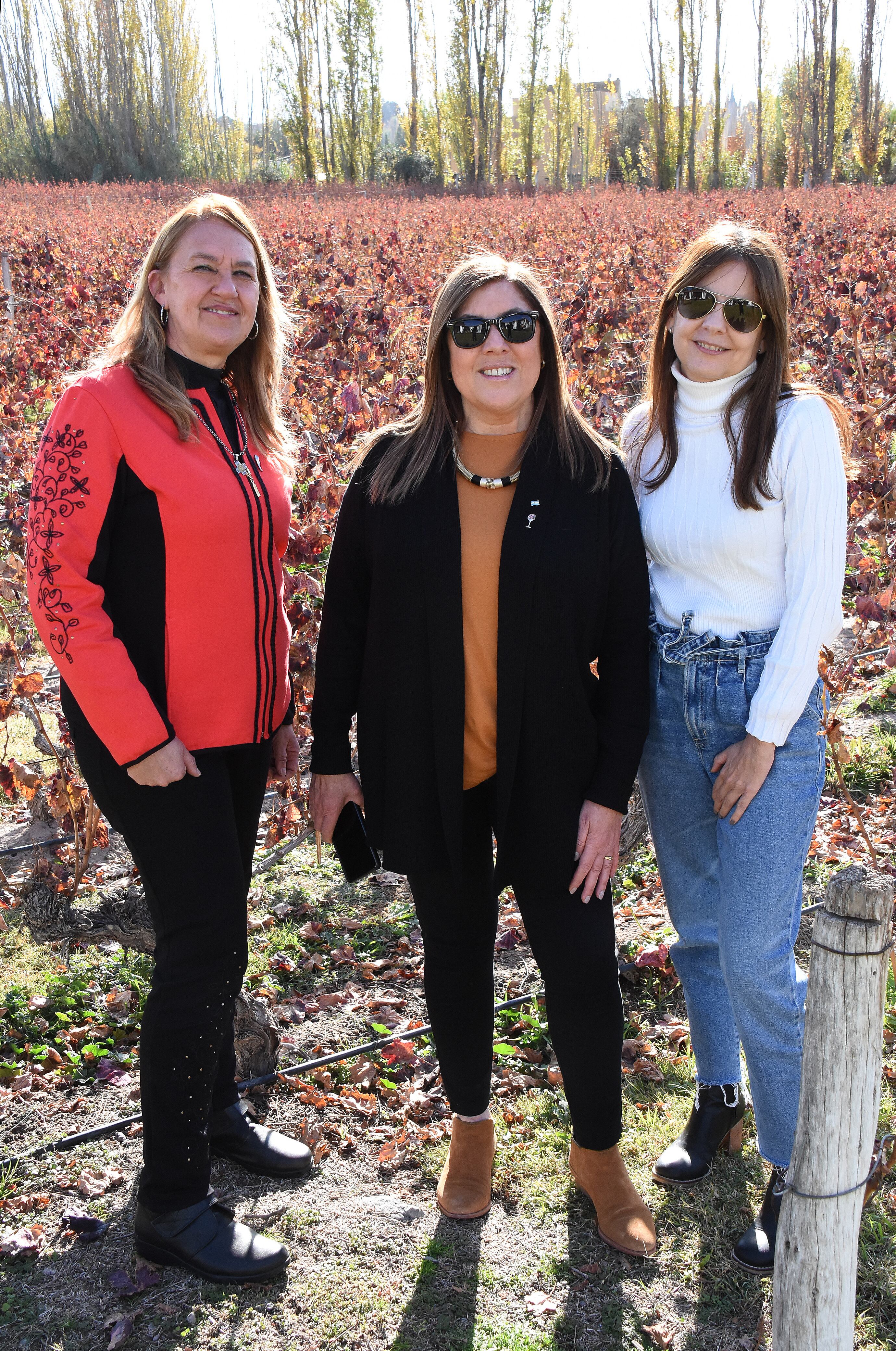 Sandra Guardia, Ana Gaibazzi y Elina Escribano.