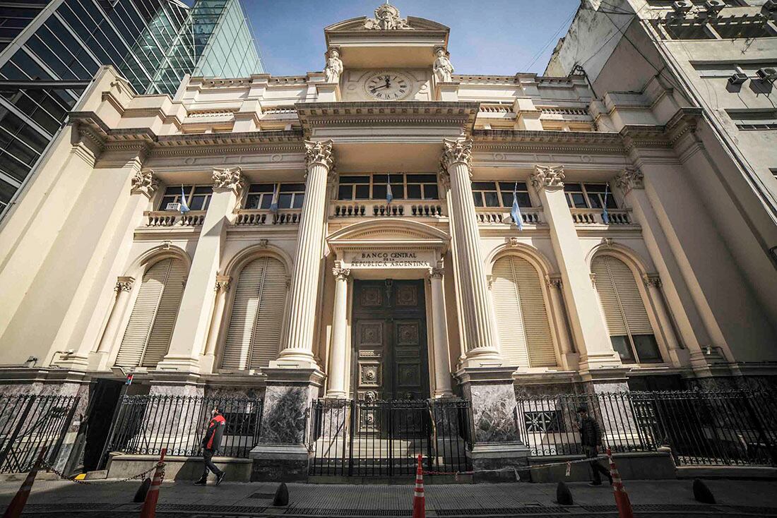 Frente del Banco Central de la República Argentina.