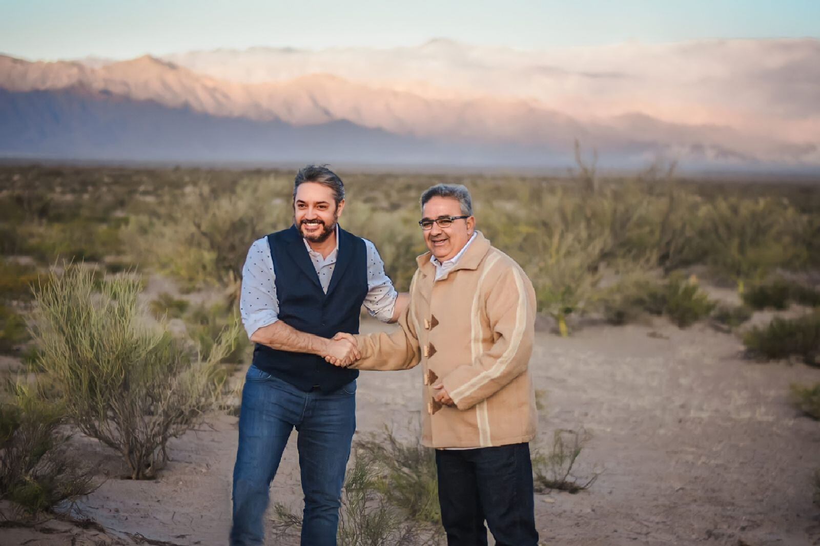 A la izquierda, el ex CEO de la Bodega Catena Zapata, Gastón Pérez Izquierdo. - Gentileza