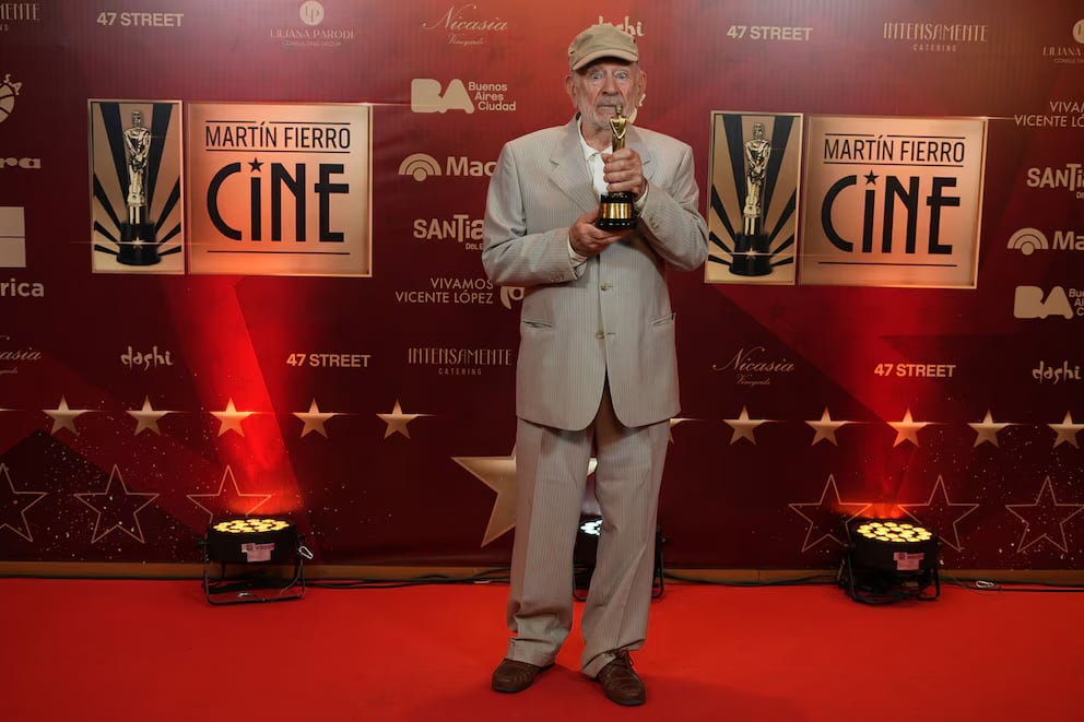 Norman Briski recibió un premio por su trayectoria y lo agradeció con un particular discurso. Foto: Infobae