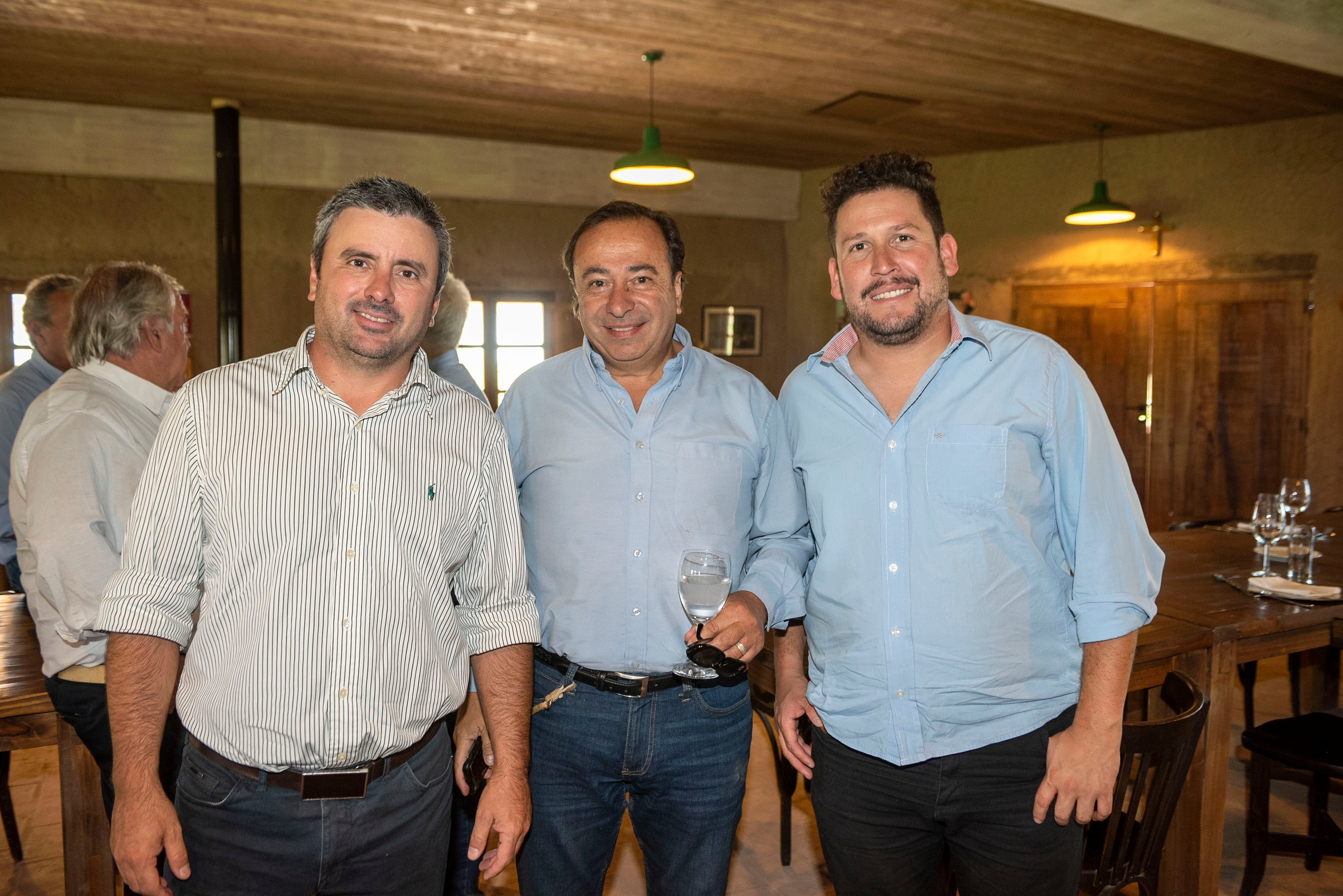 Alberto Pont, Alejandro Mieras y Matías LeBoeuf.