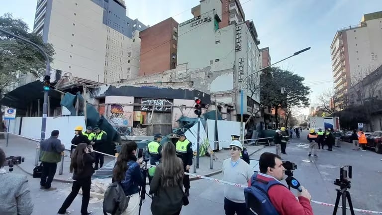 El momento después del incidente en Tucumán.