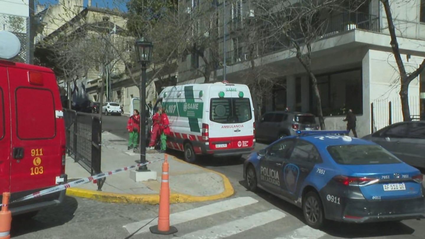 15 personas fueros trasladadas a hospitales. Foto: Gentileza TN.