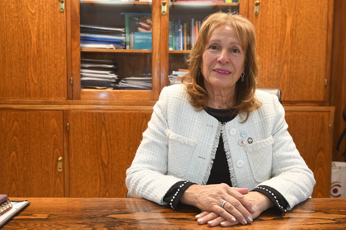 Esther Sanchez, Rectora de la UNCuyo, (Universidad Nacional de Cuyo 
Foto:José Gutierrez / Los Andes