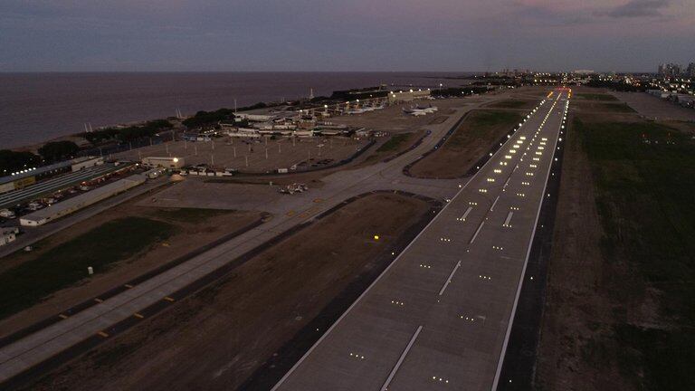 La nueva pista sumó 590 metros de largo y 20 metros de ancho