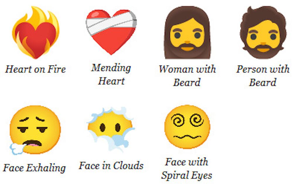 El consorcio Unicode lanzó más de 200 nuevos emojis para representar mejor las emociones y expresiones. 