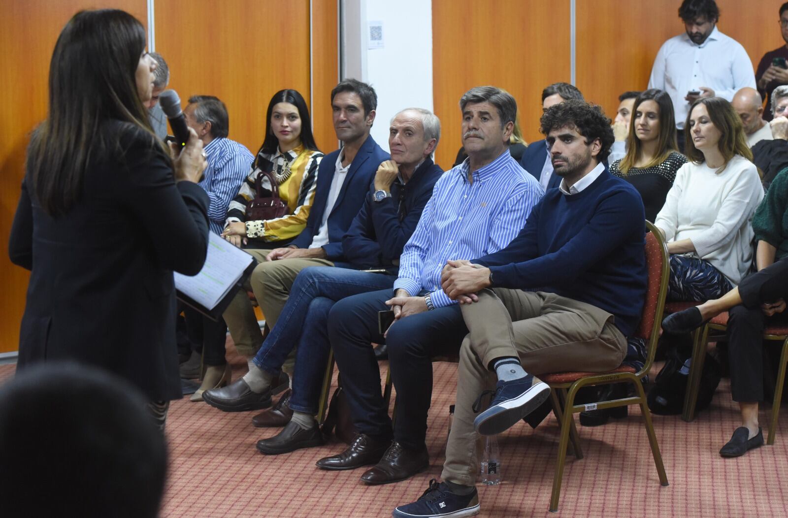 Flor Destéfanis (Santa Rosa), Emir Andraos (Tunuyán), Raúl Rufeil (San Martín) y Mario Abed (Junín) quieren fondos para obras hídricas, de energía solar y para un parque industrial. 