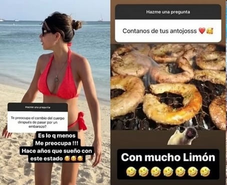 Barby Franco y sus primeros antojos.