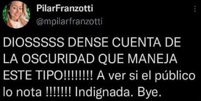 Pilar Franzotti, exparticipante de La Voz Argentina, acusó a Sergio Verón de "oscuro" - 