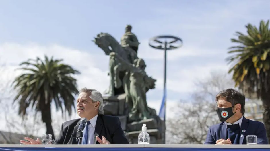 Alberto Fernández encabezó el acto en conmemoración del 171 aniversario de la muerte de José de San Martín. 