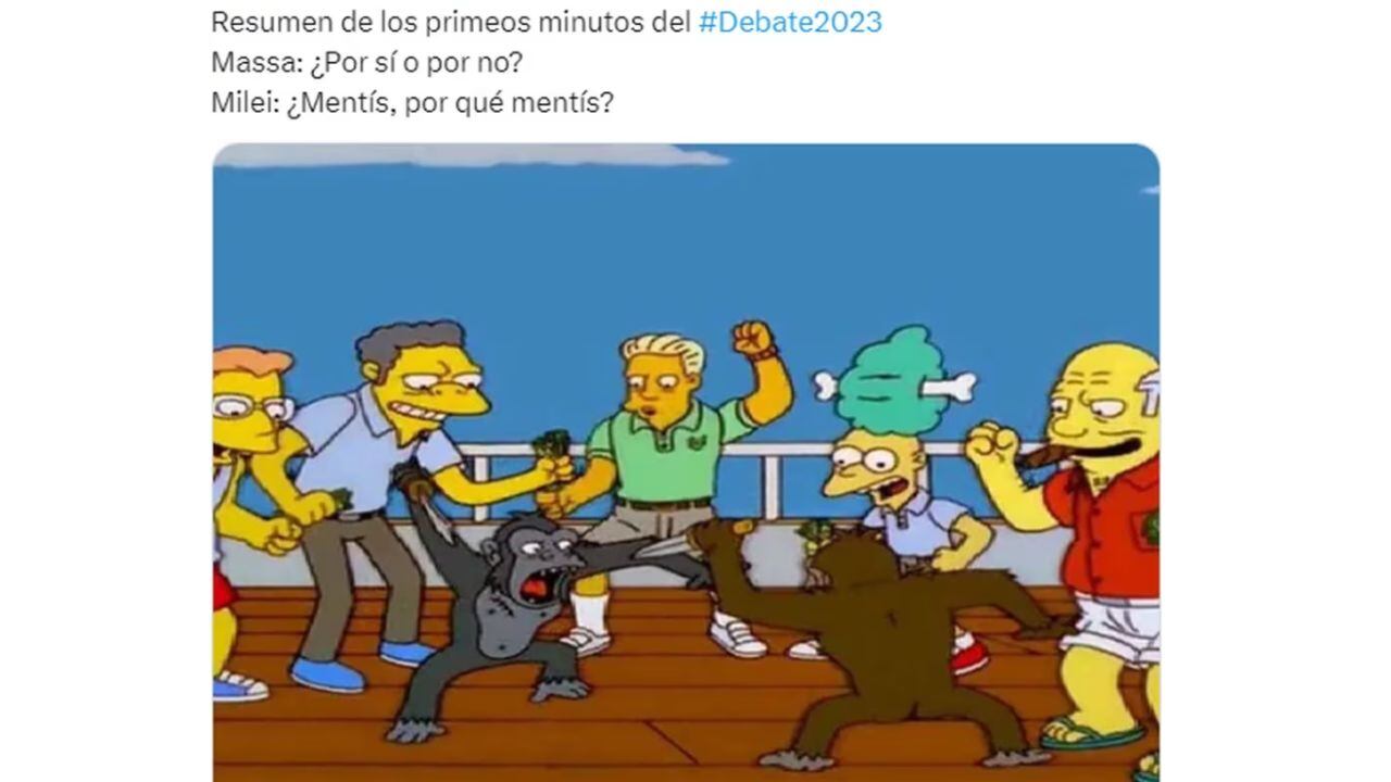 Los mejores memes del debate presidencial 2023.