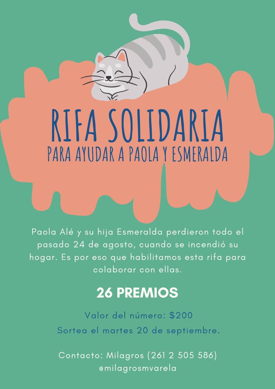 Allegados a la periodista Paola Alé realizan una rifa solidaria para que la comunicadora reconstruya su vida.