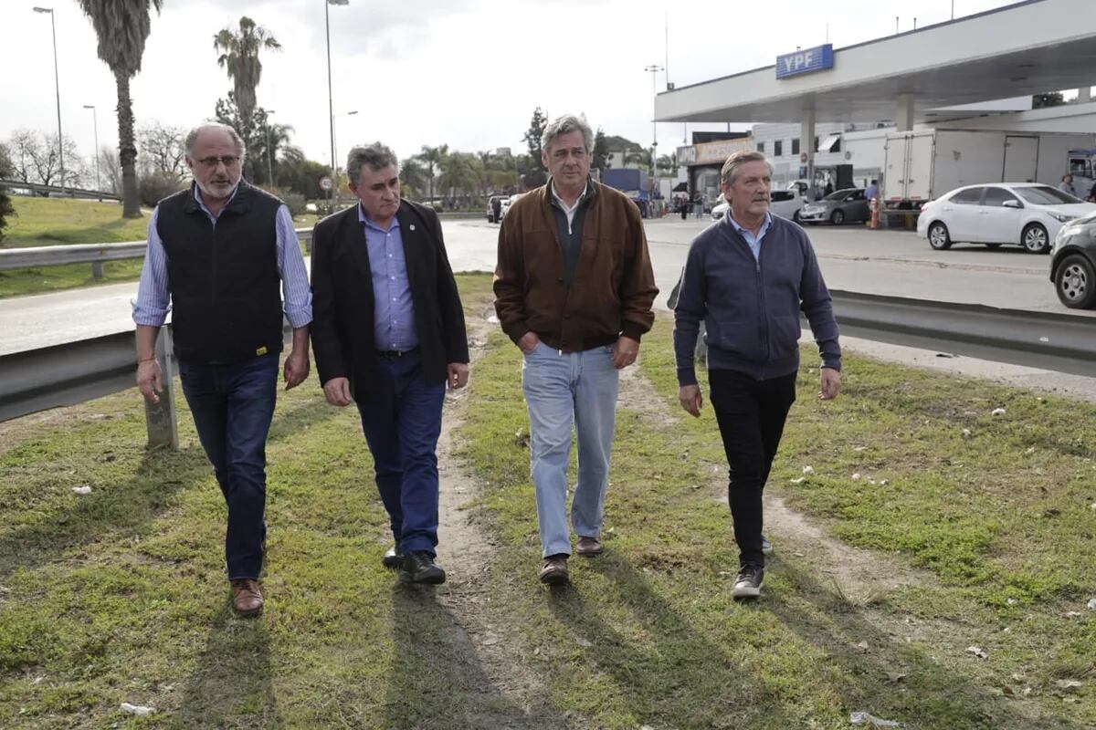 Mesa de Enlace tras la reunión con Sergio Massa. / Foto: Gentileza