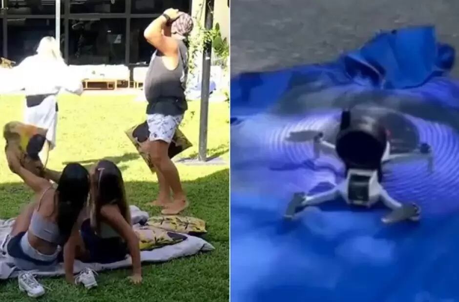 Ingresó un dron a Gran Hermano.