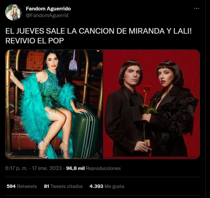 Las redes explotaron tras el anuncio de la colaboración entre los artistas