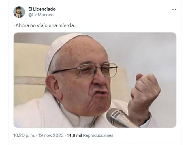 Los chistes coparon las redes sociales tras la consagración de Javier Milei como presidente. X