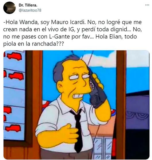 Mauro Icardi y los memes tras su vivo en Instagram