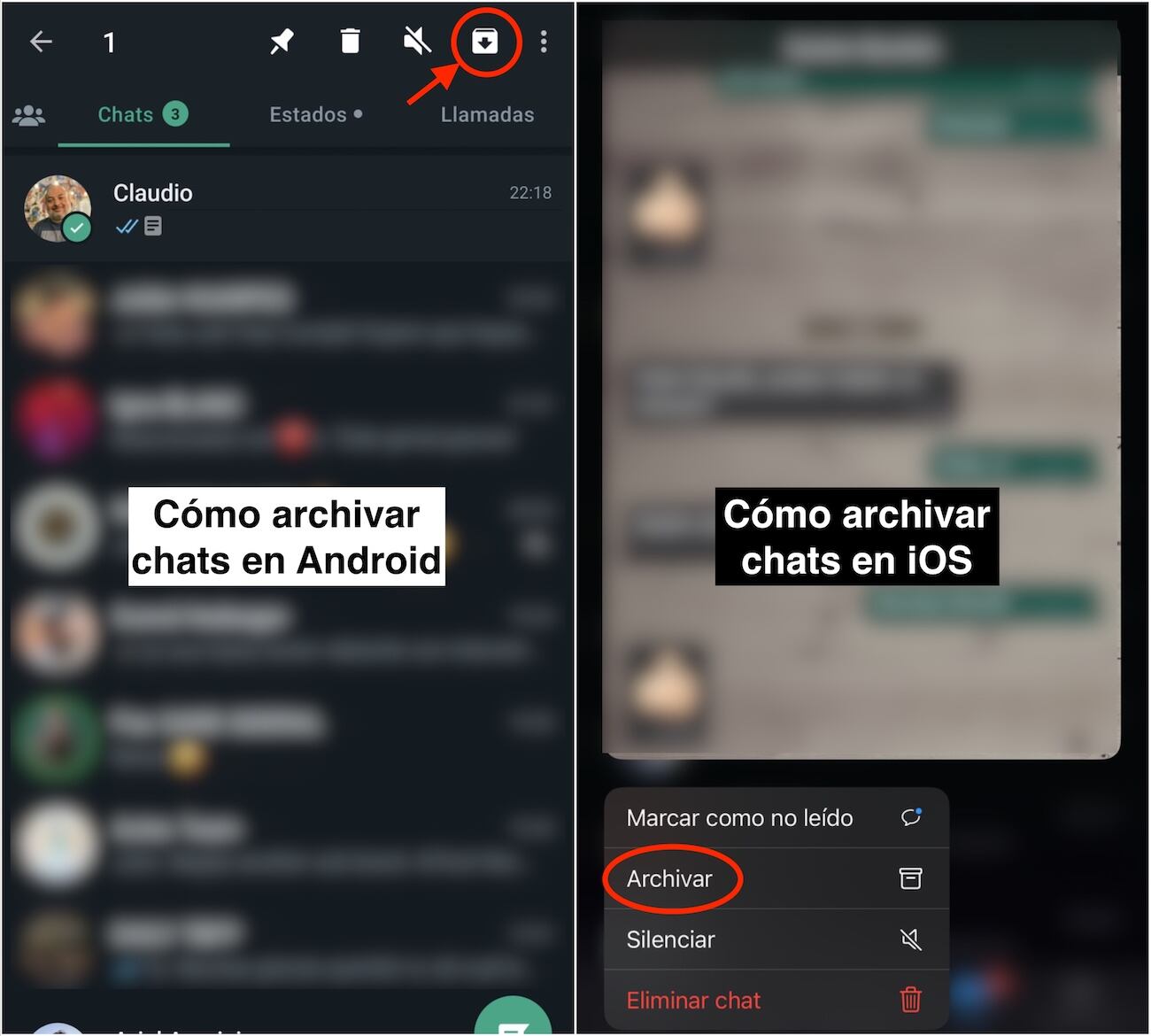 Archivar chats en WhatsApp ayuda a reducir las notificaciones laborales o de contactos no deseados durante las vacaciones.