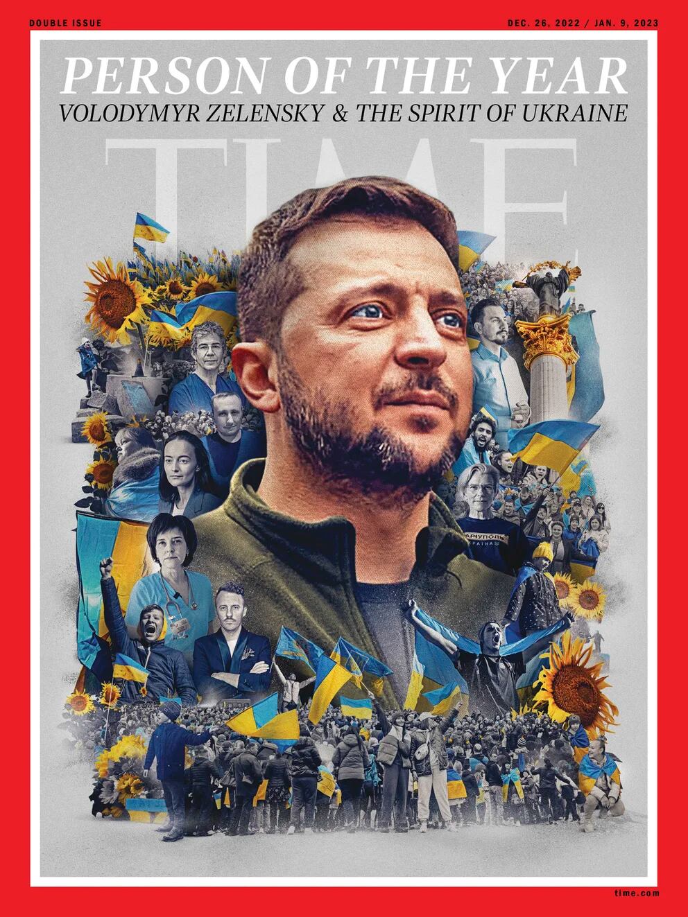 Volodimir Zelenski, personaje del año 2022 para la revista Time