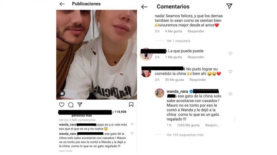 Wanda Nara destrozó a la China Suárez